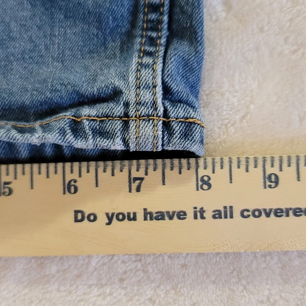 Levi's 505 Regular Fit Jeans Mens 38x34 Blue Straight Leg Denim Casual Rugged